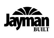 The Jayman BUILT logo in black.