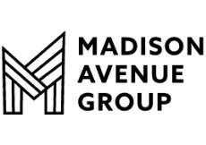 The Madison Avenue Group logo in black.