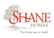 The Shane Homes logo with Shane in red and Homes in black text.