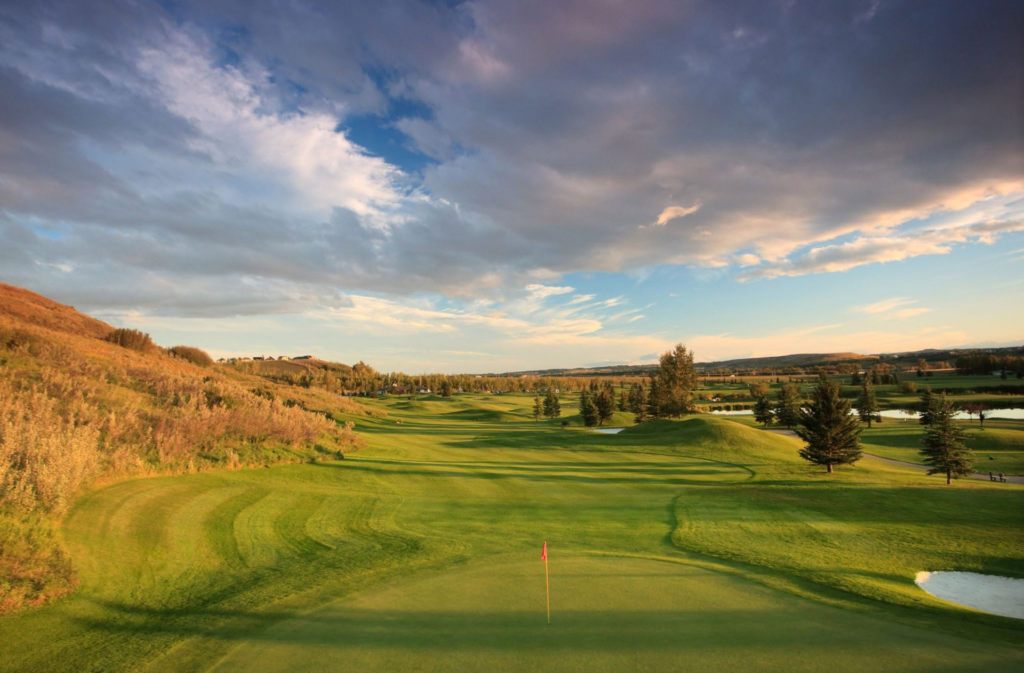 McKenzie Meadows Golf Course greens within Fish Creek Park boundaries, offering 18 holes surrounded by natural parkland