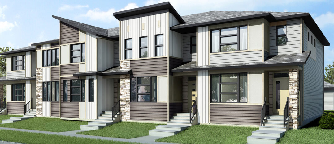 Townhome rendering in Wolf Willow