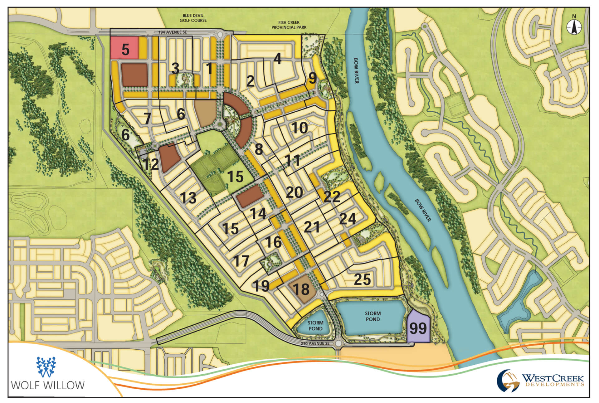 A map of the phases of Willow Park