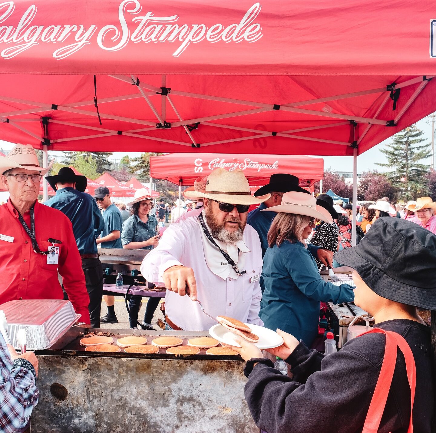 Pink Pancake Stampede Breakfast