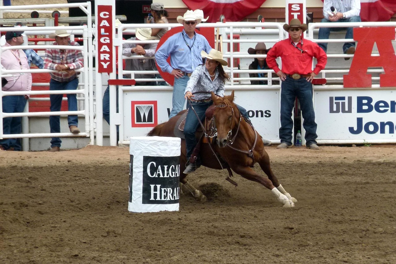 Barrel Racing Calgary Stampede